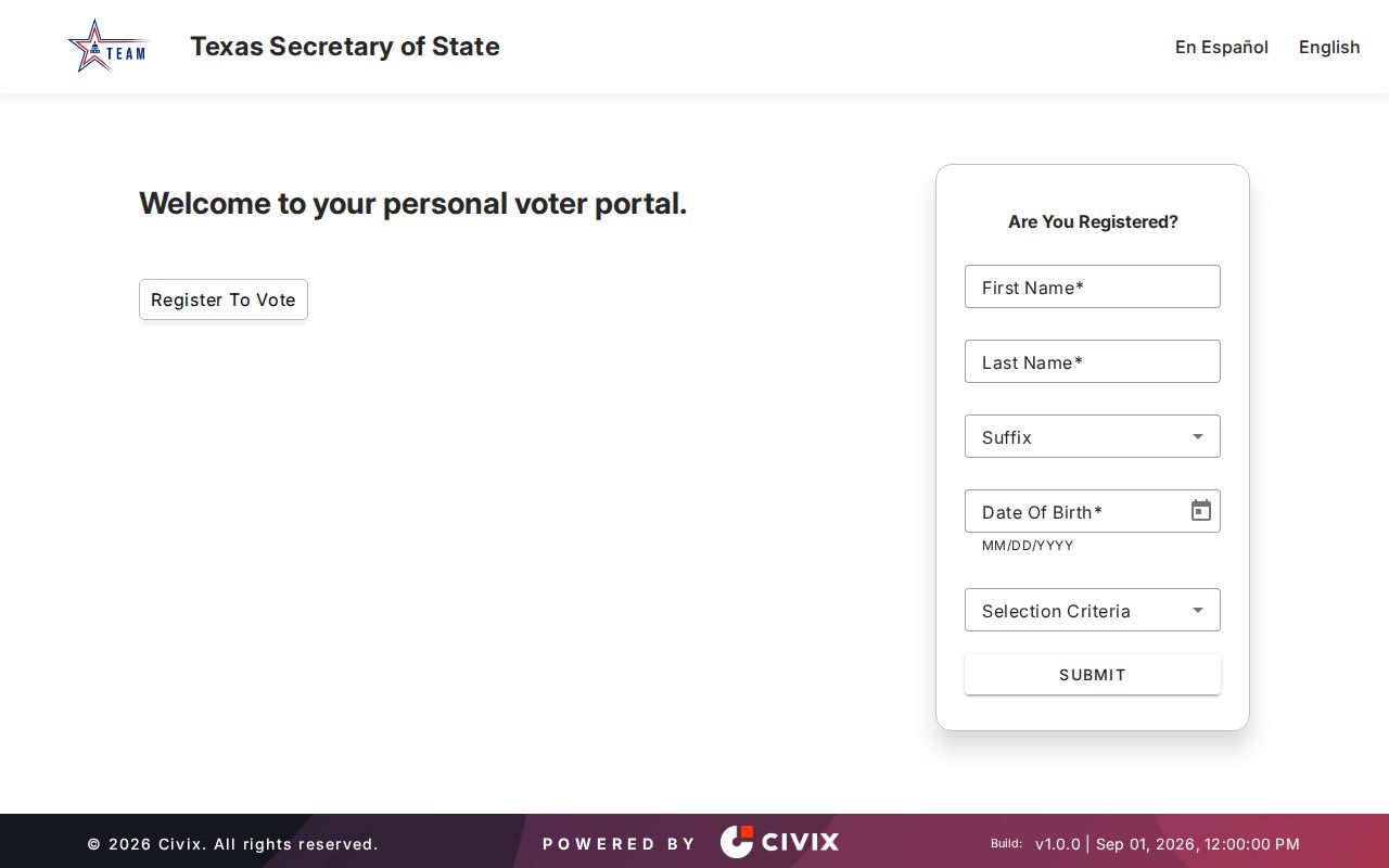 Lake Jackson residents directory Texas voter lookup entry